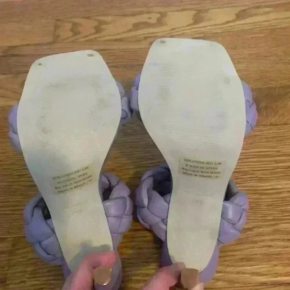 Steve Madden Kenley Lavender Braided Heels, Womens size 6.5 - Picture 13 of 16